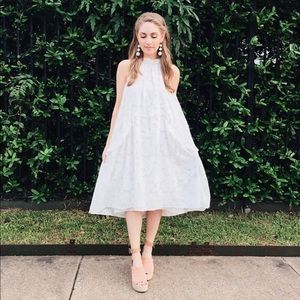 Halter Neck Swing Dress